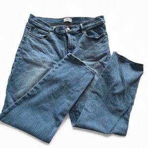 LOFT Women's Straight Leg Blue Jeans size 10 petite boyfriend cut